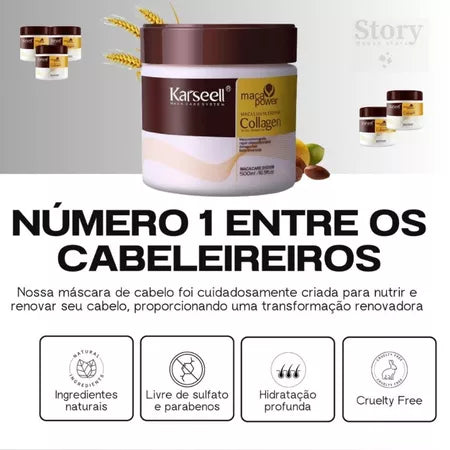 Tratamento Capilar 500ml Reparos Profundo e Intensos